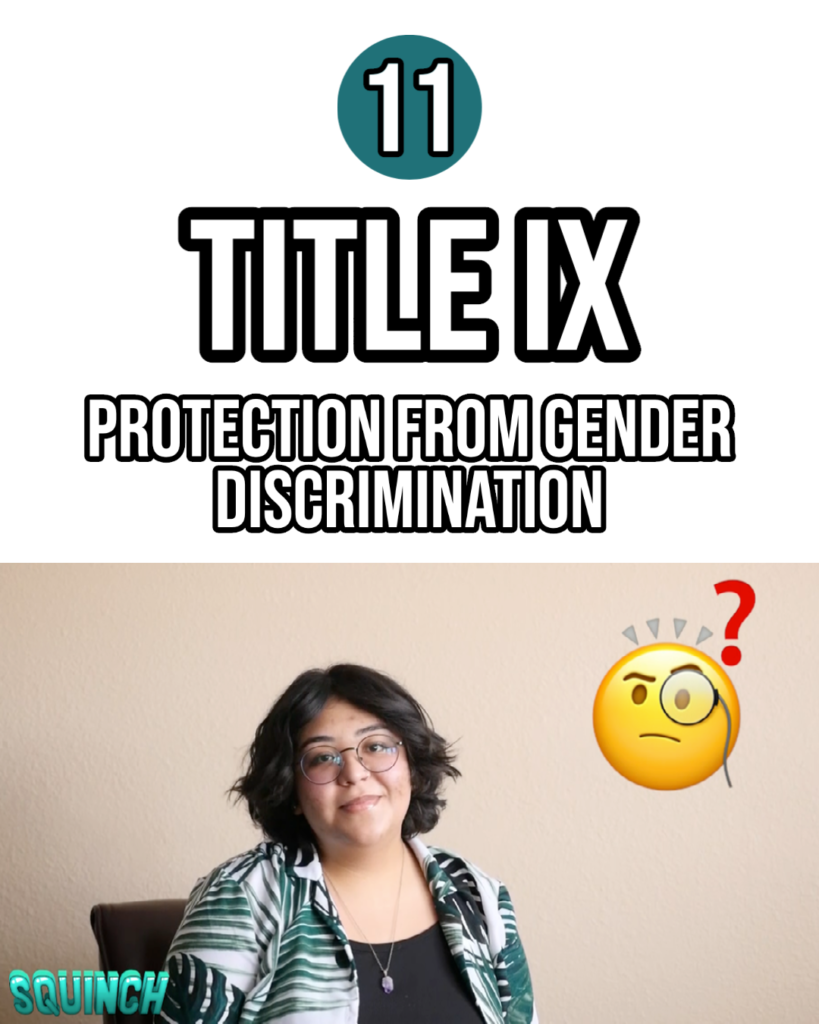 11 title 9 protection from gender discrimination